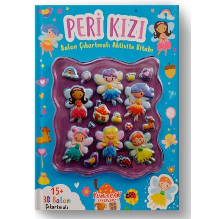 Peri Kızı Balon Çıkartmalı Aktivite Kitabı