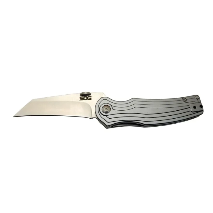 Pinkerton 0689 Gri Kamp Çakı 18cm - Yarı Otomatik, Kemerlikli, Kutulu