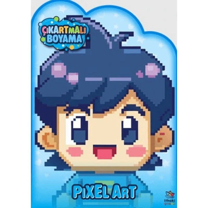 Pixel Art Zamanı - Çıkartmalı Boyama Kitabı