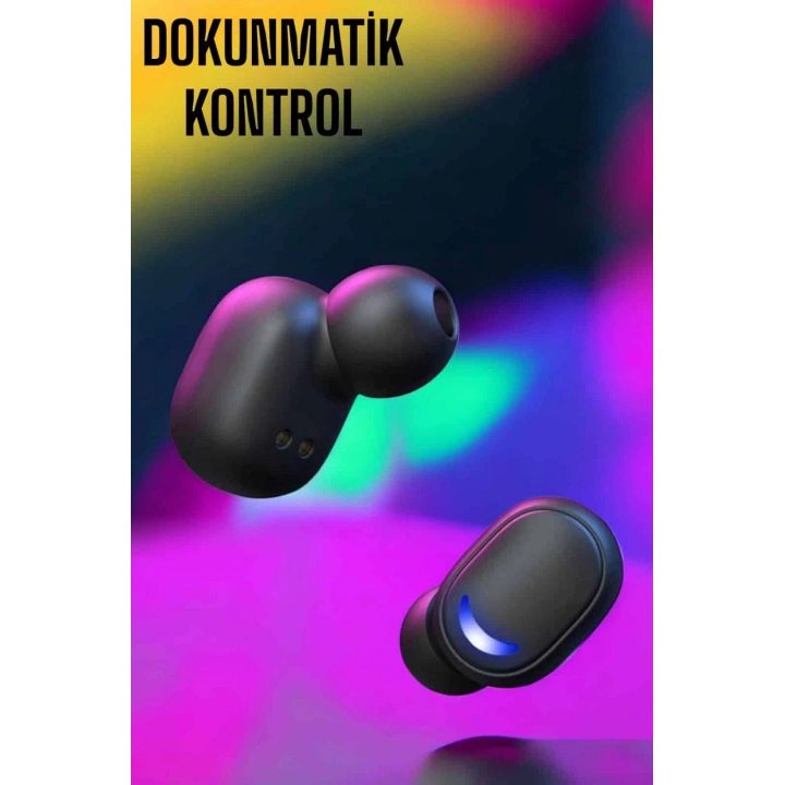 Powerbank Özellikli Kablosuz Bluetooth Kulaklık RGB Işıklı