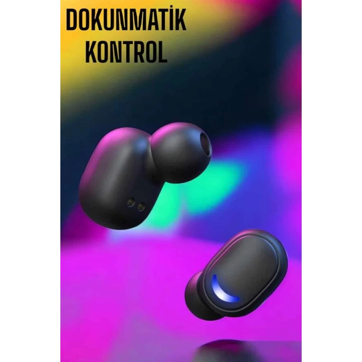 Powerbank Özellikli Kablosuz Bluetooth Kulaklık RGB Işıklı