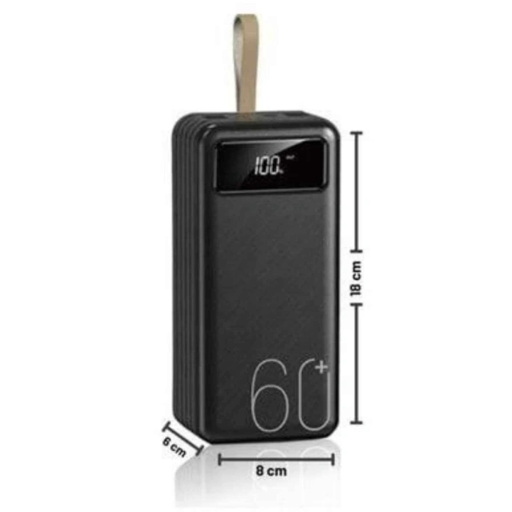 Powerbank Yüksek Kapasiteli 60.000 Mah Hızlı Şarj Şarj Özellikli Batarya