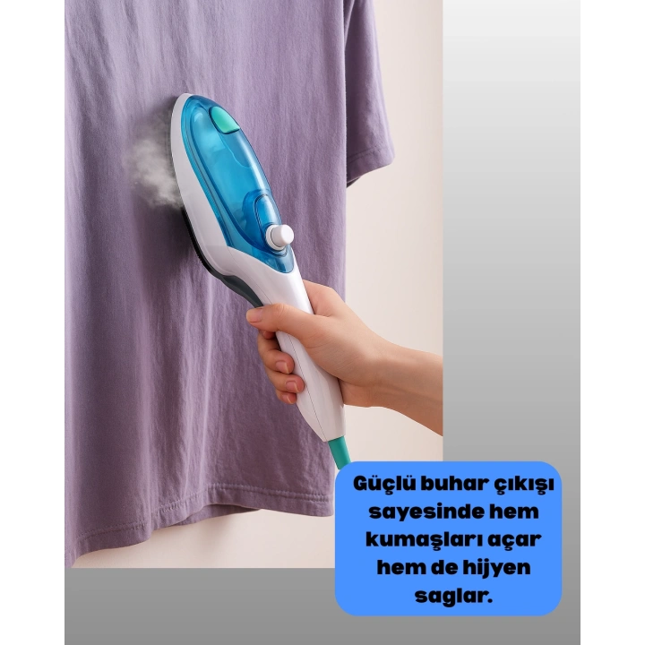 Pratik Buharlı Ütü Askıda Kullanım Kolaylığı
