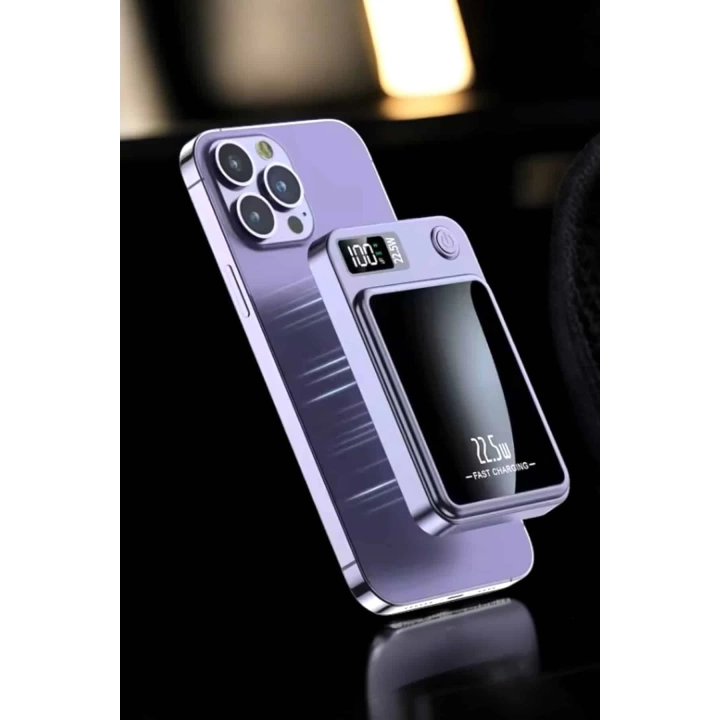 Pratik ve Taşınabilir 10.000 mAh Wireless Powerbank Hızlı Şarj Avantajı