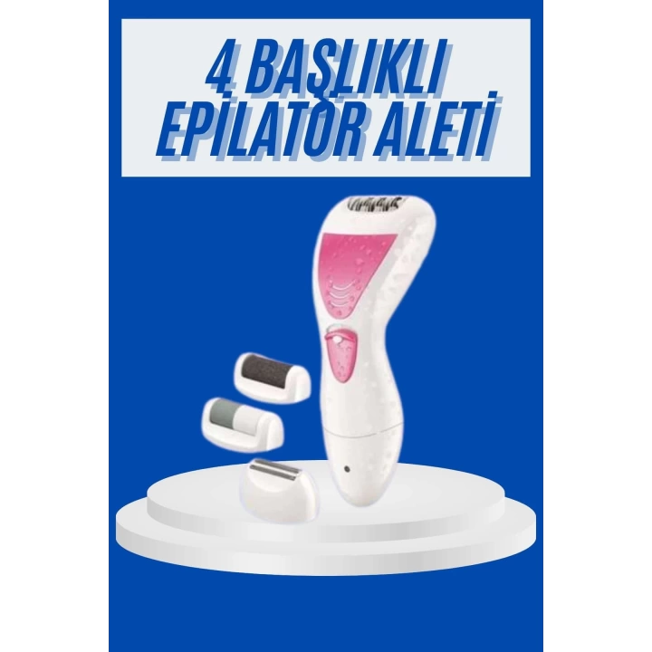 Profesyonel 4in1 Çok Amaçlı Epilasyon Aleti Şarjlı Pratik Taşınabilir