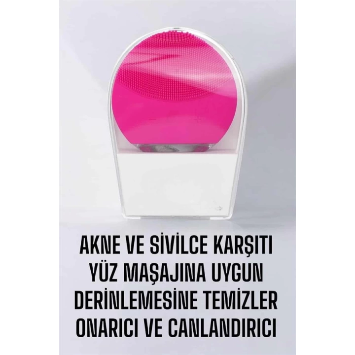 Profesyonel Yüz Temizleme Masaj Aleti Su Geçirmez, Kablosuz Şarj Özellikli Kolay Temizlenebilir