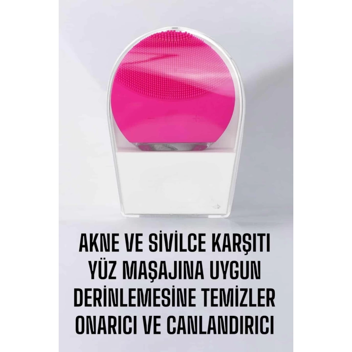 Profesyonel Yüz Temizleme Masaj Aleti Su Geçirmez, Kablosuz Şarj Özellikli Kolay Temizlenebilir