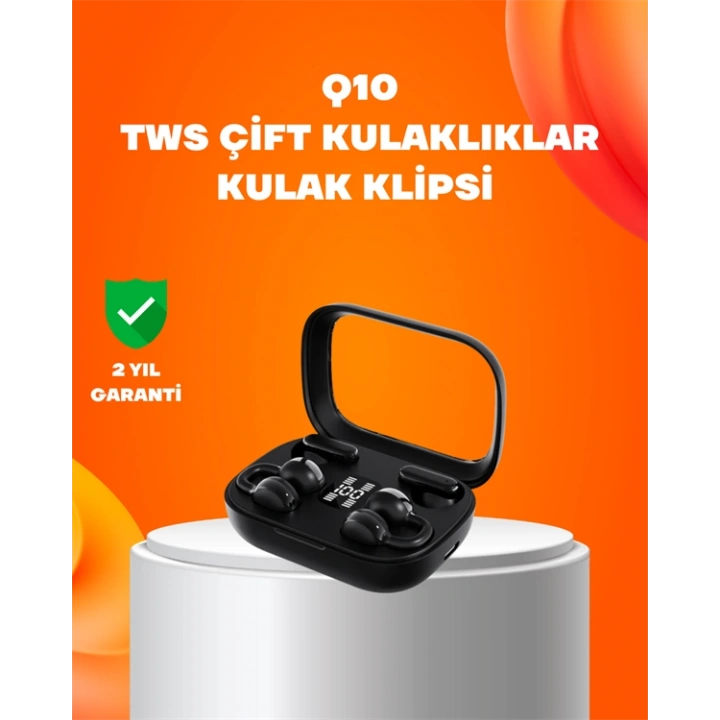 Q10 Bluetooth 5.4 Kablosuz Kulaklık – Dokunmatik, Uzun Pil Ömrü, Type-C Şarj