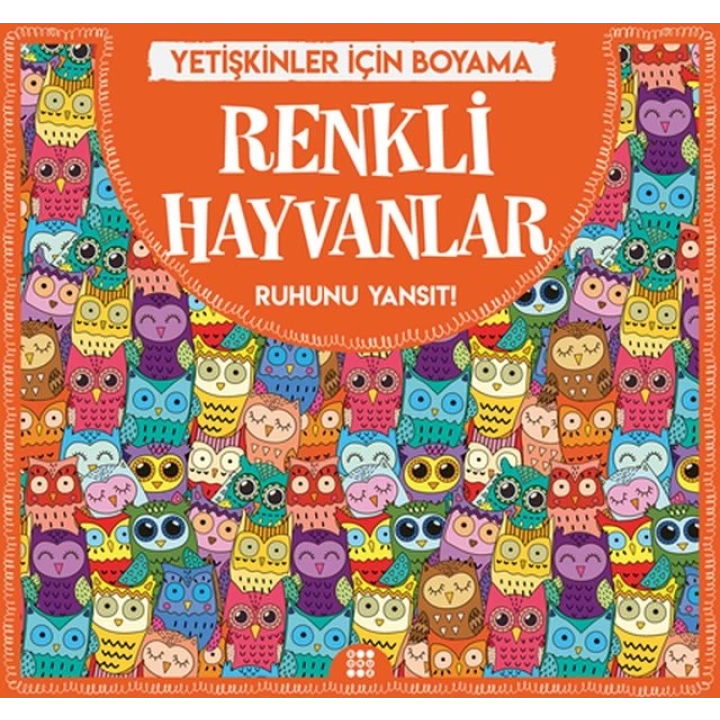 Renkli Hayvanlar - Yetişkinler İçin Boyama