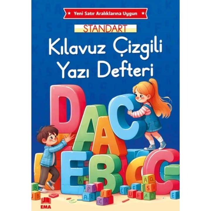 Renkli Standart Çizgili Yazı Defteri A4 Ebat