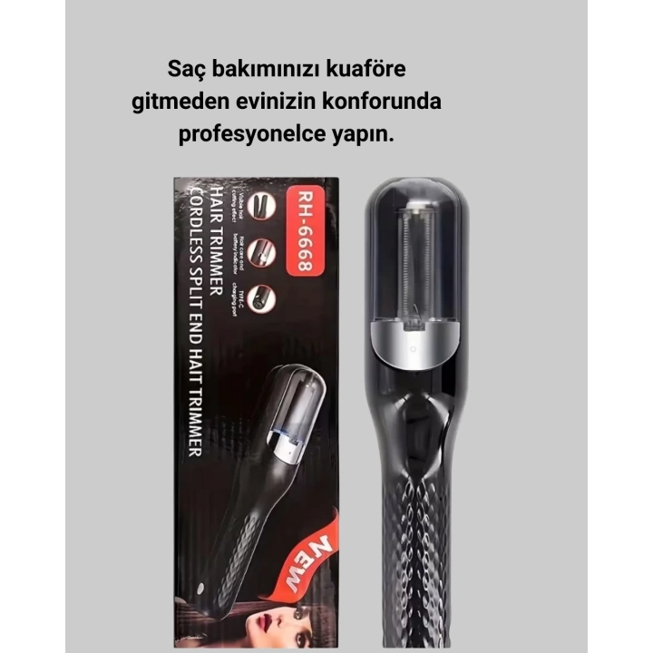 RH-6668 Taşınabilir Şarjlı Saç Kesme Makinesi Elektrikli Kişisel Bakım Aleti