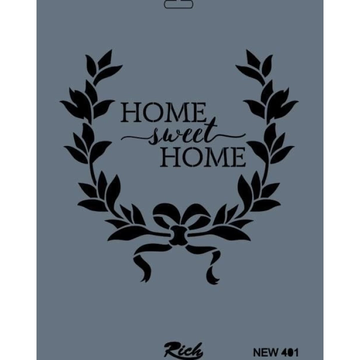 Rich New Seri N-401 Stencil 35x25 cm