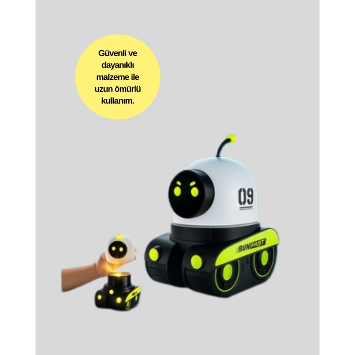 Robot Tasarımlı Bluetooth Hoparlörlü Yıldızlı Gökyüzü Projektör