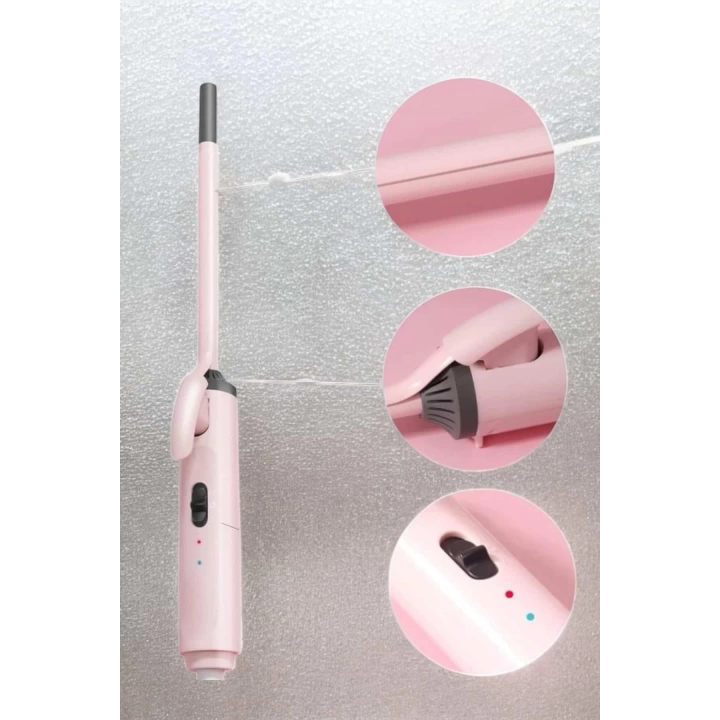 Saç Maşası 10MM İnce Bukleler İçin Yıpranma Önleyici İyon Özelliği