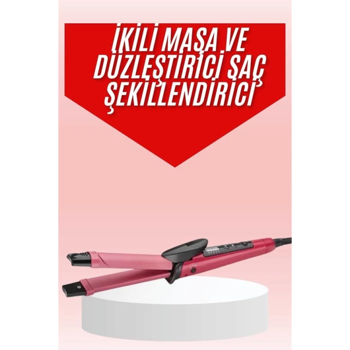 Saç Şekillendirici Düzleştirici ve Maşa Özellikli Şekillendirici Seramik Kaplama