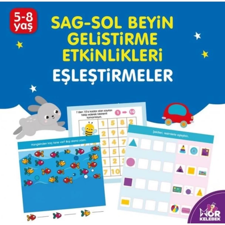 Sağ-Sol Beyin Geliştirme Etkinlikleri -  Eşleştirmeler