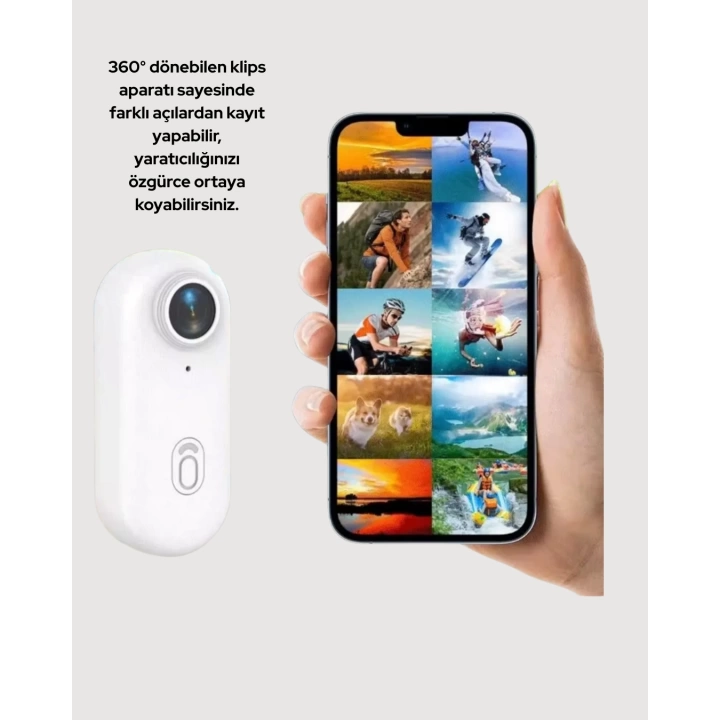 Şarj Edilebilir Uzun Ömürlü Mini Spor Kamera Full HD