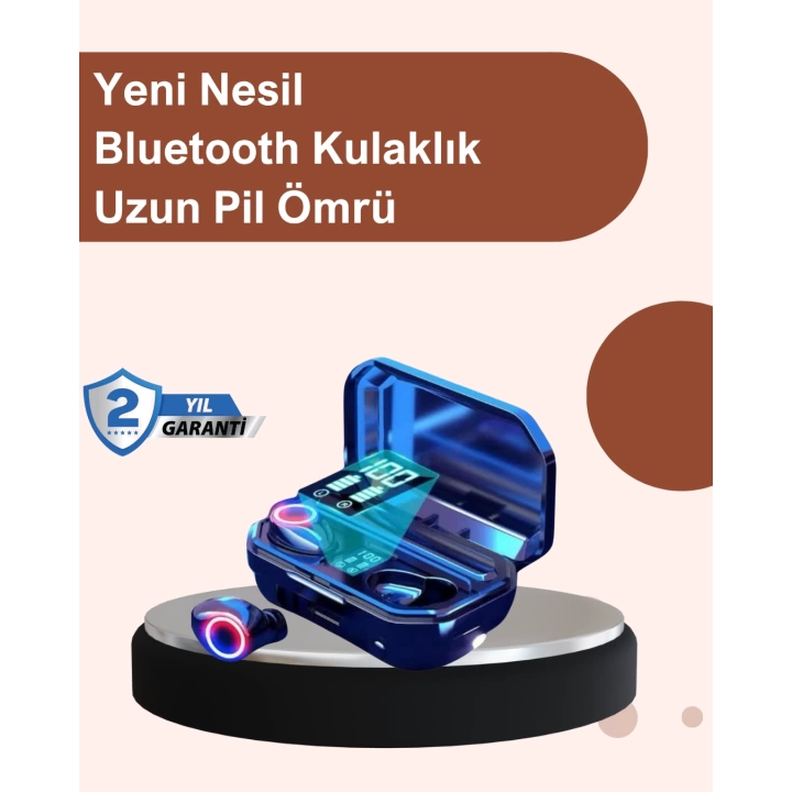 Şarj Kutulu TWS Kulaklık – Otomatik Eşleşme ve Hızlı Şarj