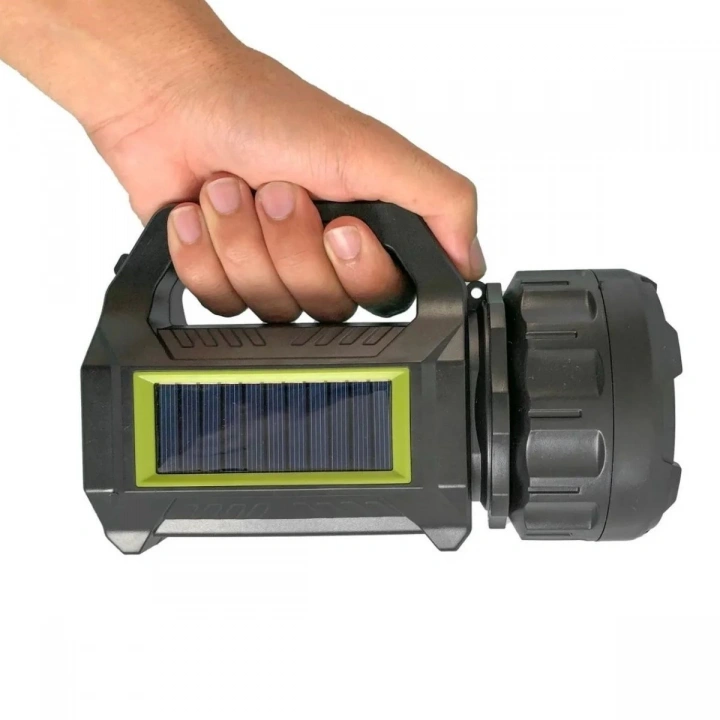 Şarjlı LED El Feneri 10W Taşınabilir Acil Durum ası USB Şarjlı & Yan COB Işıklı