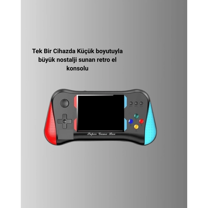 Şarjlı Taşınabilir Oyun Konsolu – X7M Retro Game Box