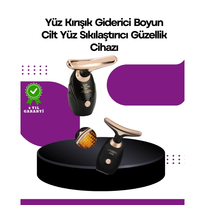 Şarjlı Yüz Masaj Aleti – Gözenek Sıkılaştırıcı & Cilt Yenileyici Etki