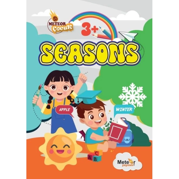 Seasons (Mevsimler) Türkçe – İngilizce Boyama Kitabı