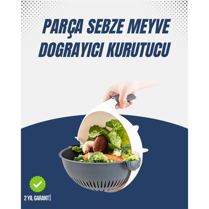 Sebze Doğrama ve Rendeleme İçin Pratik Mutfak Aparatı