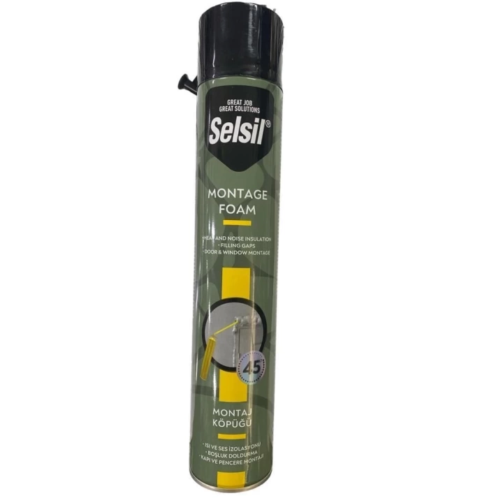 Selsil Tam Dolum Poliüratan Montaj Köpüğü 845 gr