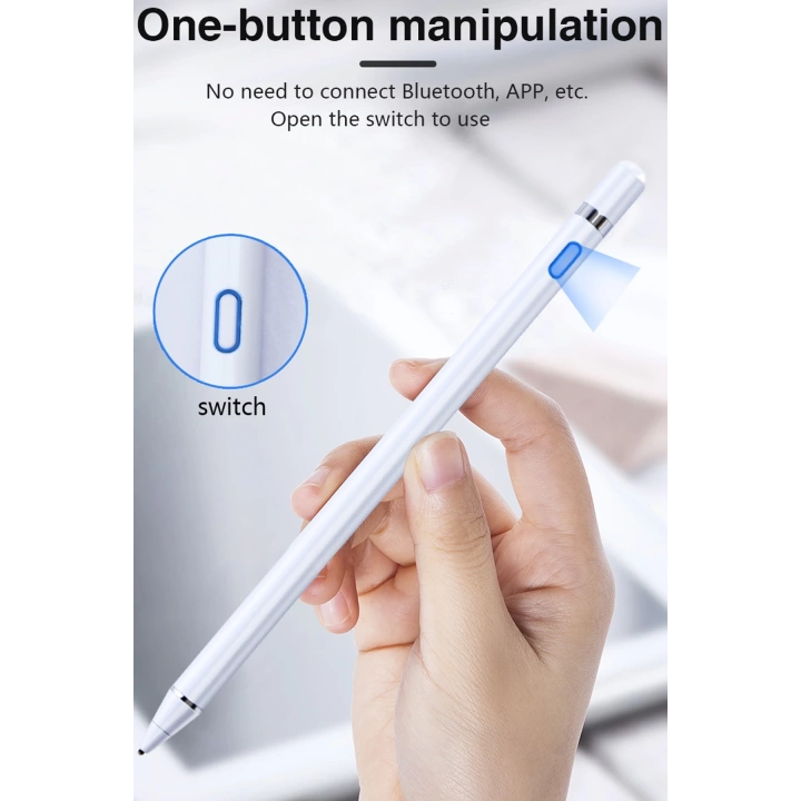 Sensitivity Stylus Dokunmatik Kalem Çizim Ve Tasarım Tablet Kalemi Tüm Cihazlara Uyumlu 1.45mm Uç