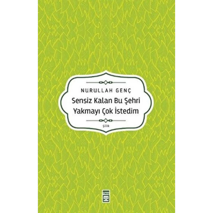 Sensiz Kalan Bu Şehri Yakmayı Çok İstedim