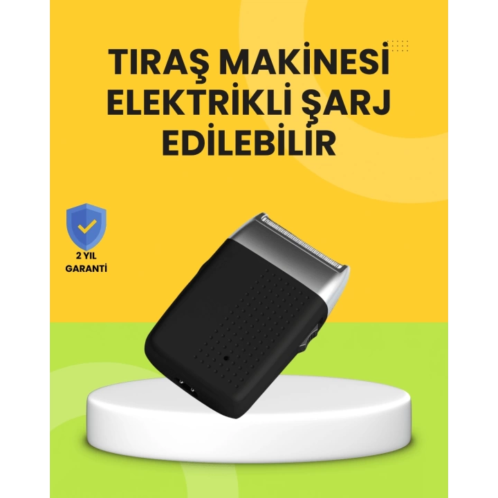 Sessiz, Güçlü ve Şık: Erkeklere Özel Şarjlı Tıraş Makinesi