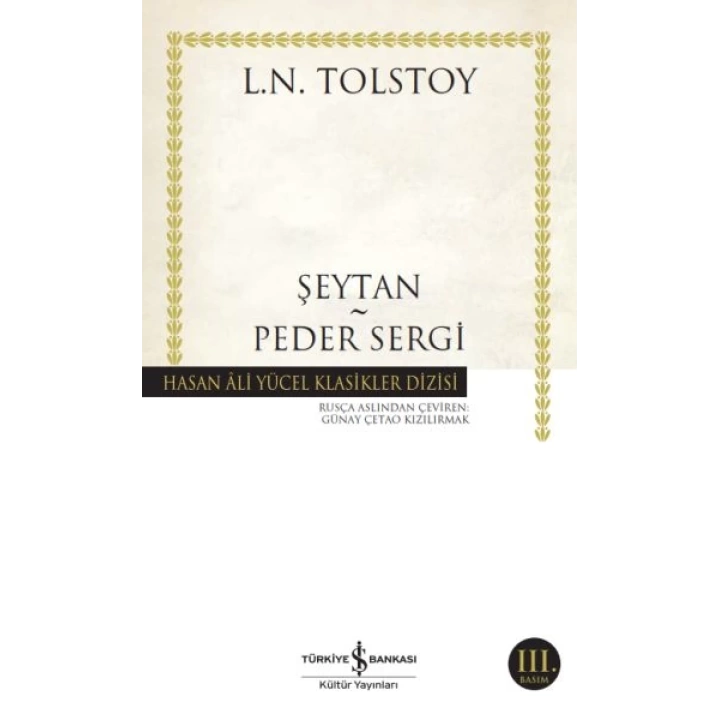 Şeytan - Peder Sergi - Hasan Ali Yücel Klasikleri