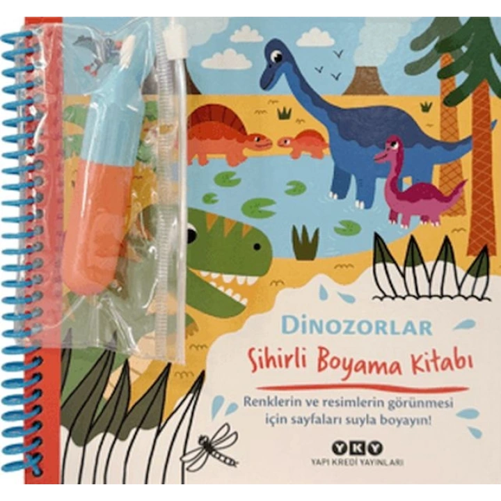 Sihirli Boyama Kitabı - Dinozorlar