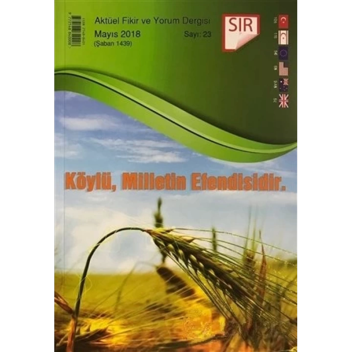 SIR - Aktüel Fikir ve Yorum Dergisi - Mayıs 2018 : Sayı:23