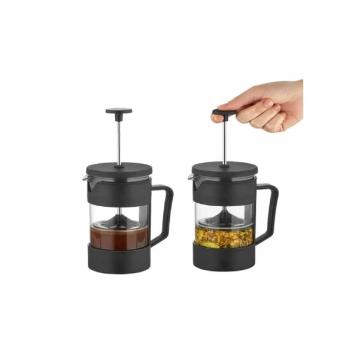 Siyah Cam French Press 420 ml