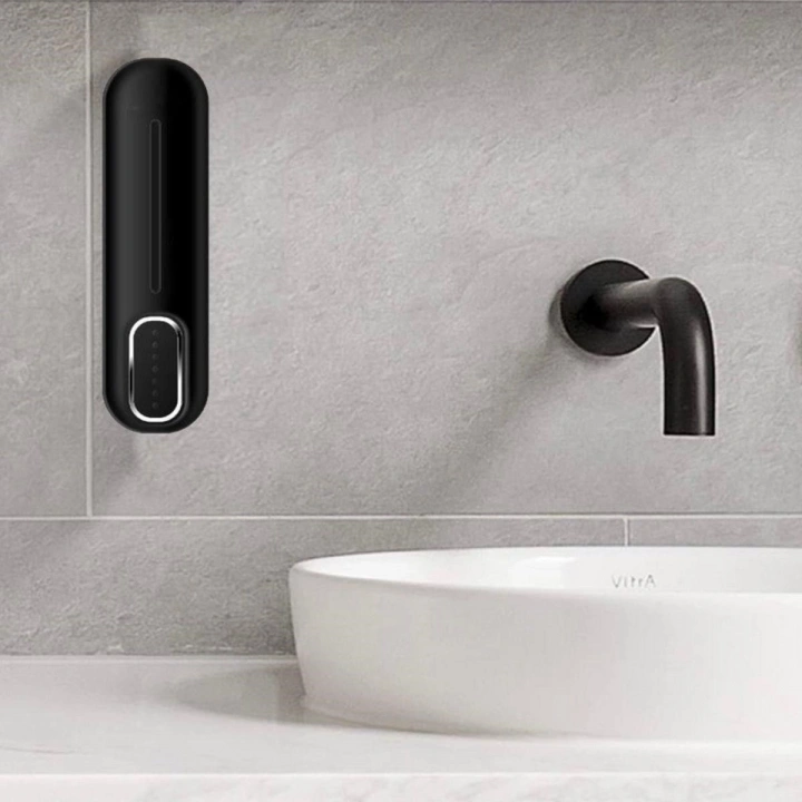 ® Siyah Duvara Monte Sıvı Sabunluk Dispenser 300 ml