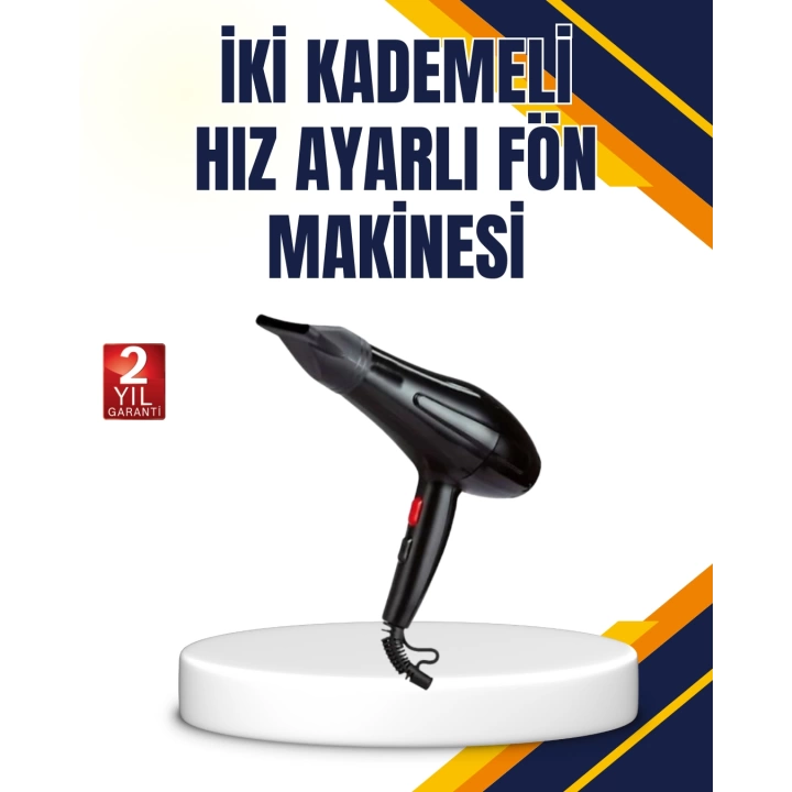 Soğuk Üfleme Özellikli 2200W Profesyonel Fön Makinesi