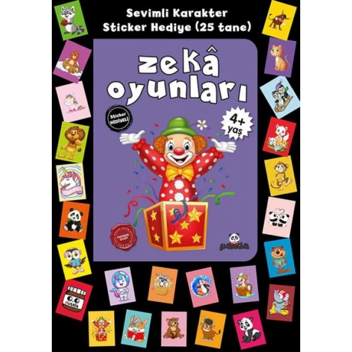 Stickerlı 4+ Yaş Zekâ Oyunları