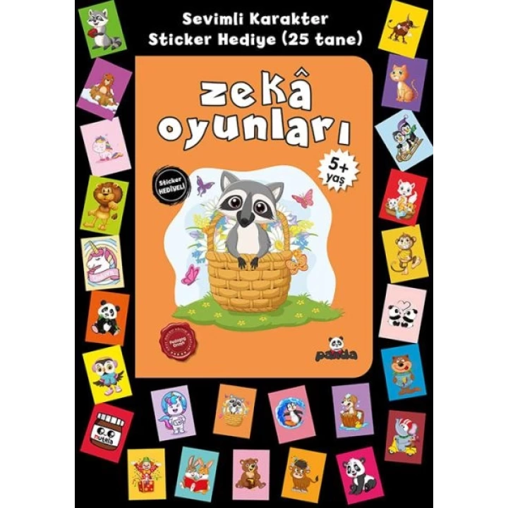 Stickerlı 5+ Yaş Zekâ Oyunları