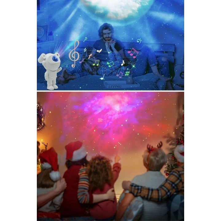 Stickerlı ,Kumandalı ASTRONOT Model Gece ası