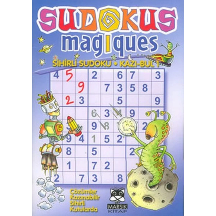 Sudokus Magiques 1  Sihirli Sudoku - Kazı Bul 1