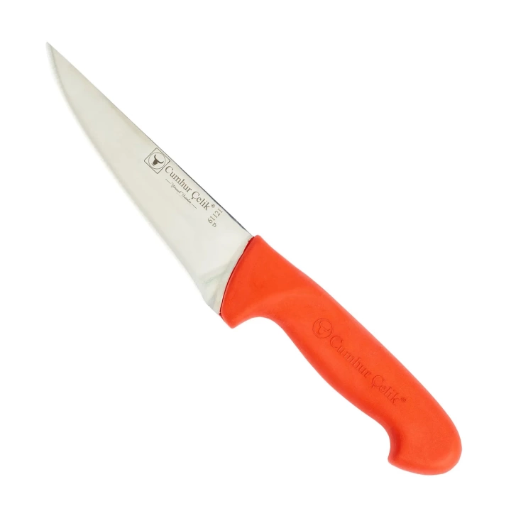 Sürmene  61121 Sivri Kasap Kurban Bıçağı, 15 Cm, Kaymaz Sap