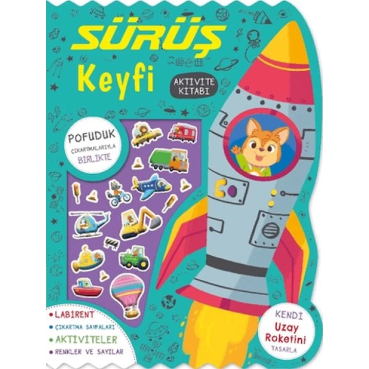 Sürüş Keyfi - Çıkartmalı Aktivite Kitabı