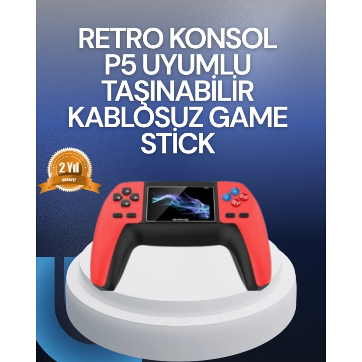 Tak Çalıştır Mini Retro GamePad | 520 Klasik Oyun