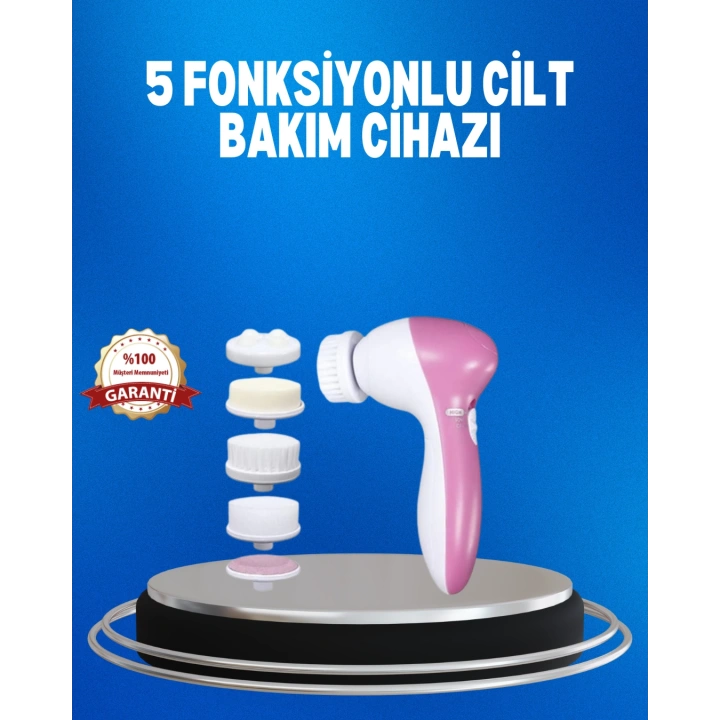 Taşınabilir 5 in 1 Elektrikli Cilt Temizleyici