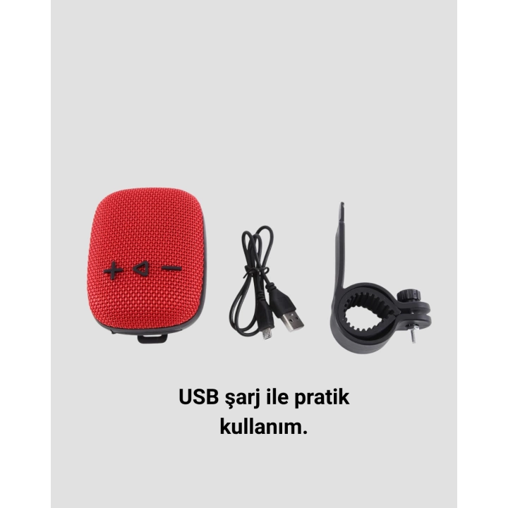 Taşınabilir Bluetooth Hoparlör 800mAh Uzun Pil Ömrü