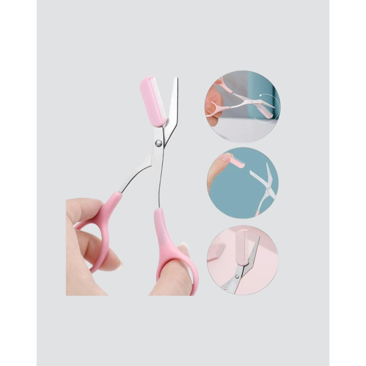 Taşınabilir Kaş ve Kirpik Düzenleme Makası – Ergonomik Tasarım