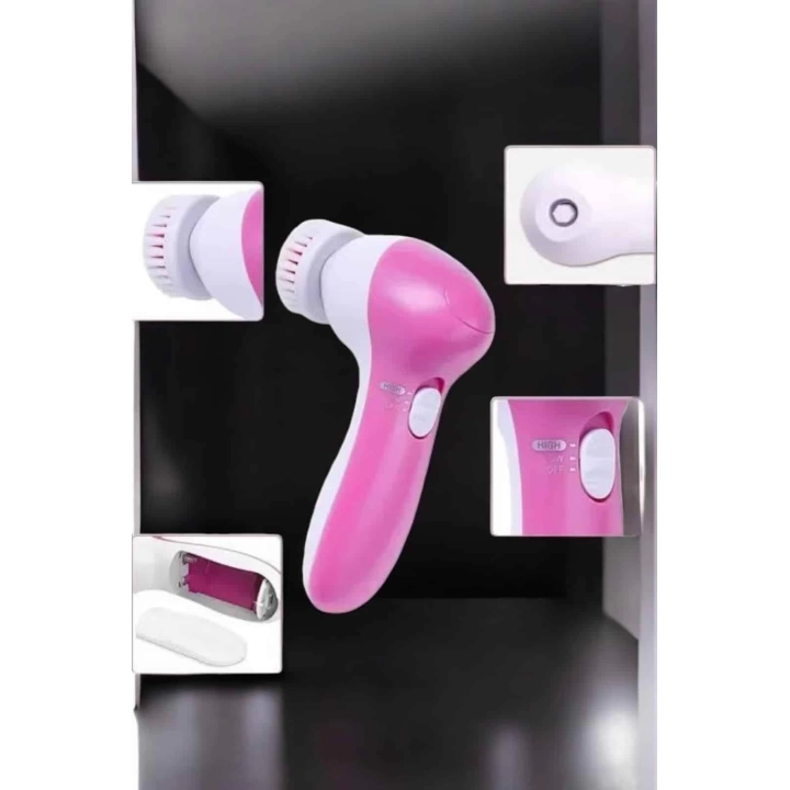 Taşınabilir Yüz Temizleme Cihazı Masaj, Peeling, Temizlik 5 Başlıklı