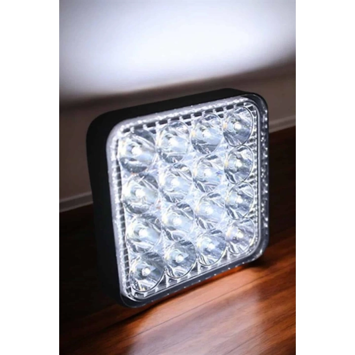 Tepe Lambası Tüm Araç Tiplerine Uygun Sis Lambası 16 Led Beyaz Renk