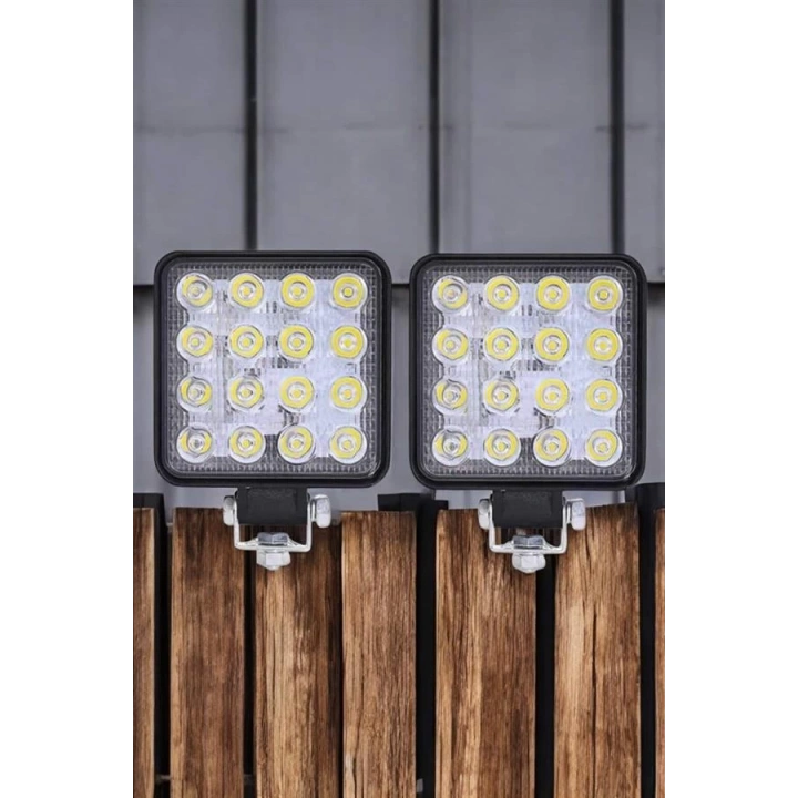 Tepe Lambası Tüm Araç Tiplerine Uygun Sis Lambası 16 Led Beyaz Renk